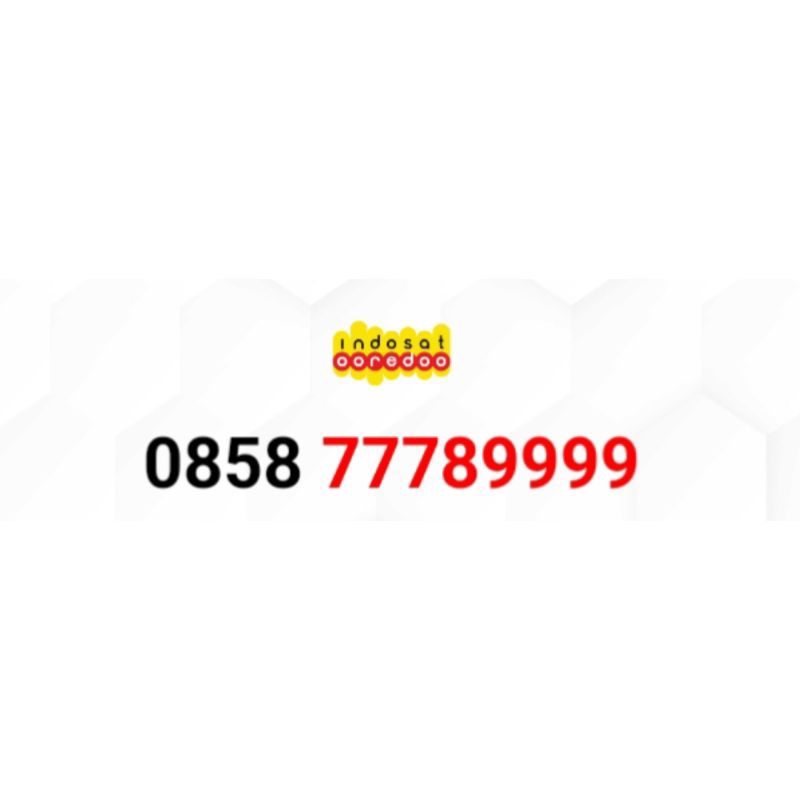 Nomor Cantik Indosat Prabayar 9999 / 7778 9999