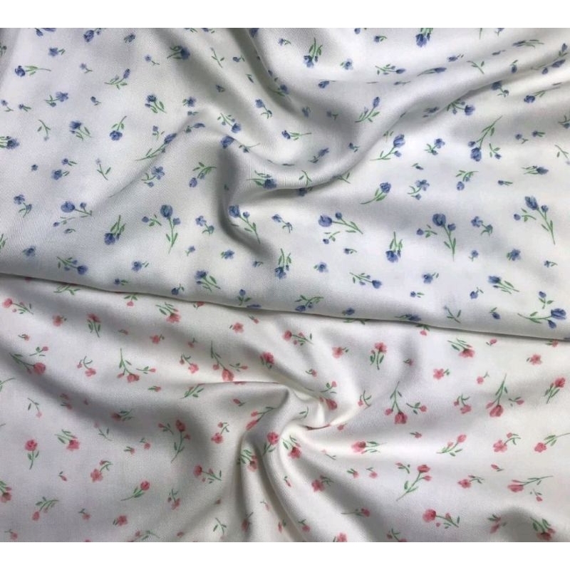 Kain Rayon Twill Motif Garment