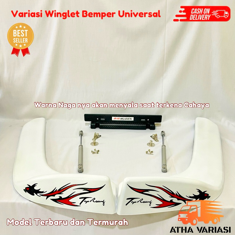 [COD] Winglet Bumper UNIVERSAL Bumper Mobil Pick Up/Truk/Engkel Bus