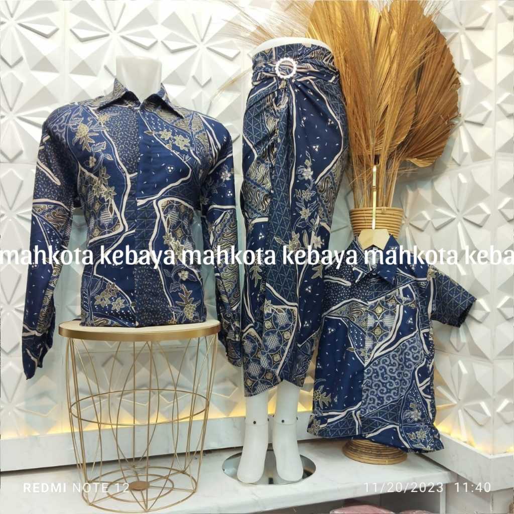 mahkota kebaya / TERBARU ROK LILIT BATIK COUPLE LENGAN PANJANG BUAT LAMARAN SERAGAMAN