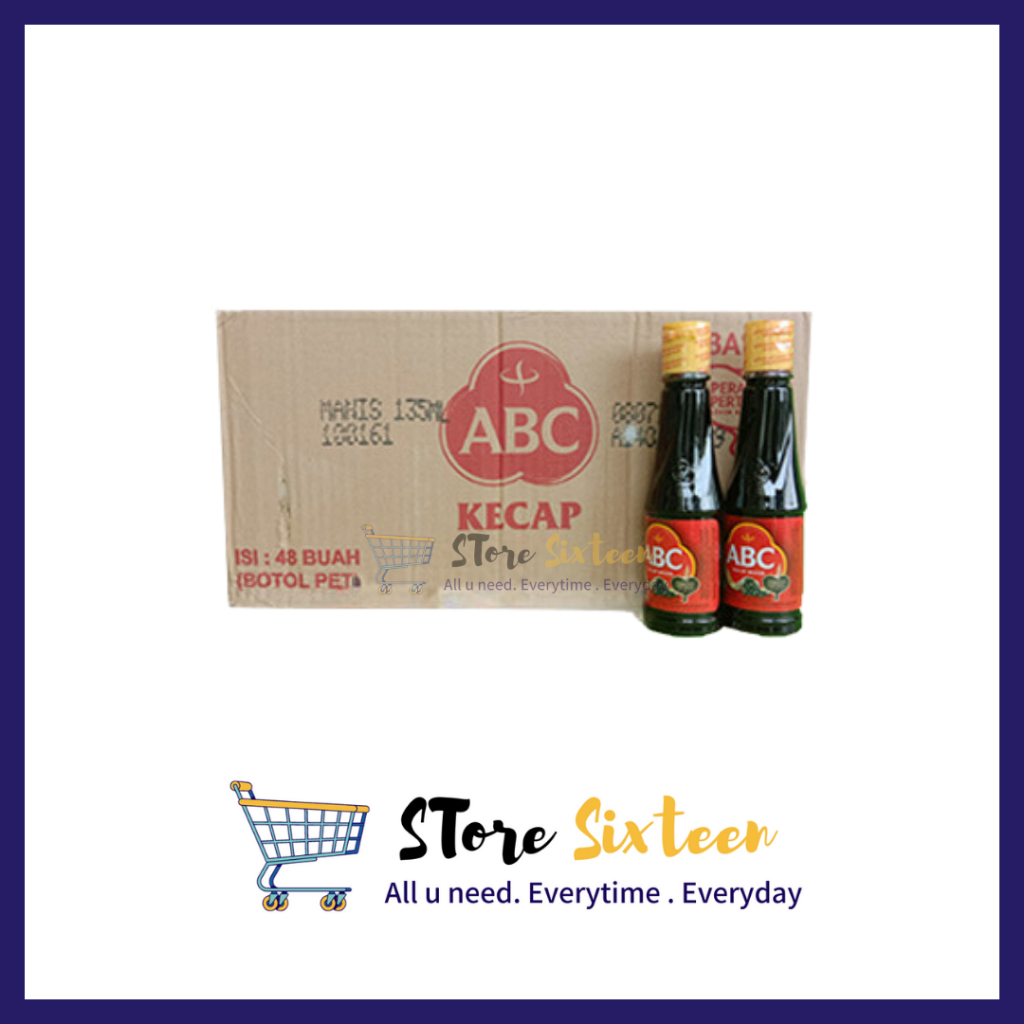 

ABC Kecap Manis Botol 135ml Dus