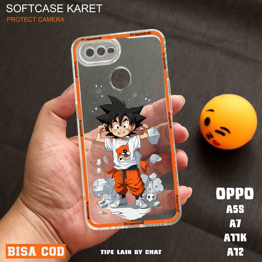 FS Clear Case Oppo A5S A7 A11K A12 Terbaru Softcase Oppo Casing Oppo A5s Pelindung kamera Pelindung 