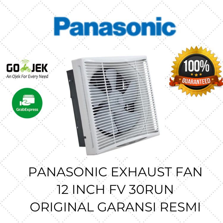 Panasonic Exhaust Fan Dinding 12 inch FV 30RUN / Hexos Heksos Murah / Kipas Angin Hisap Sedot Atap D