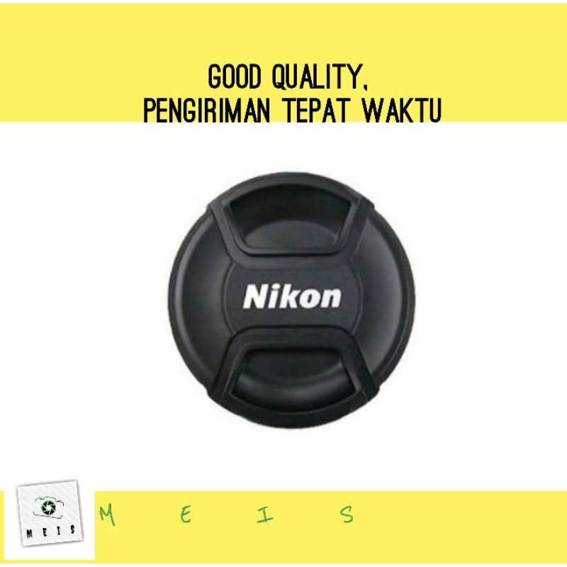 Tutup Lensa Nikon 18-55mm AFS DX Nikkor Lens Cap Lenscap