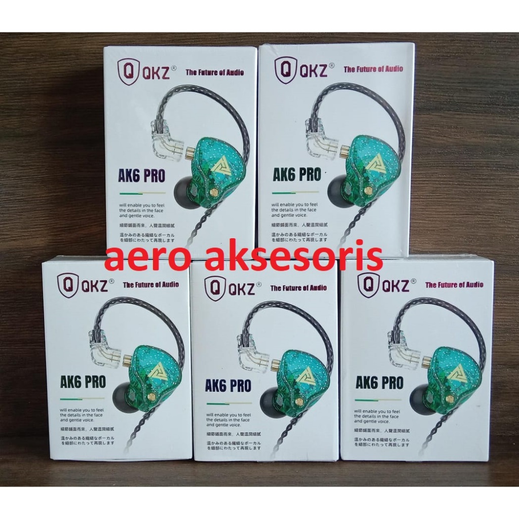 earphone qkz ak6 pro iem earphpne monitor