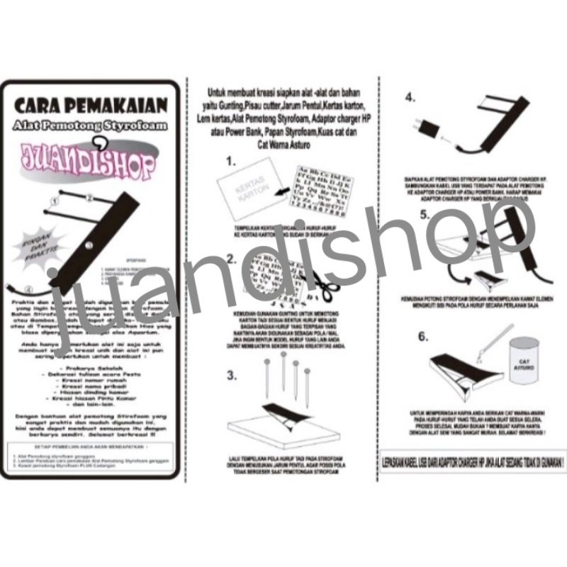 

gk Styrofoam Cutter / Pemotong Styrofoam Model Genggam