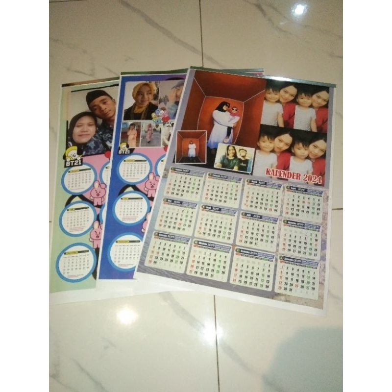 

KELENDER DINDING CUSTOM/ KALENDER PAKAI FOTO SENDIRI
