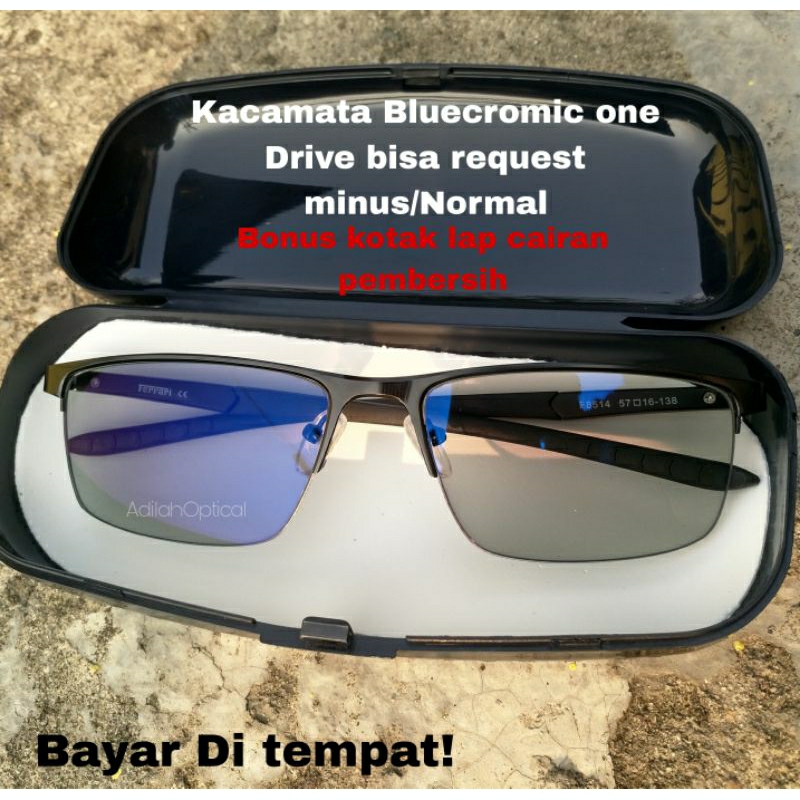 KACAMATA PRIA LENSA  BLUECROMIC ONE DRIVE FRAME SPORTY KACAMATA MINUS NIGHT DRIVE