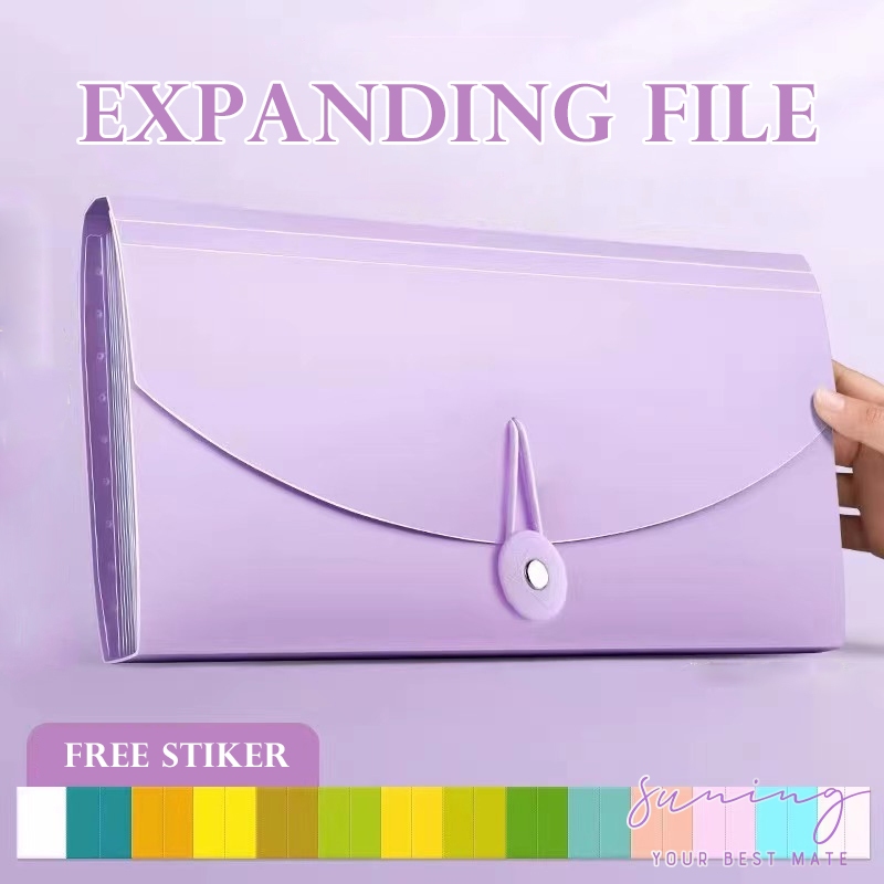 

Tas File Handle/File folder document bag/ Tas dokumen file 13 sekat-Suning Mall