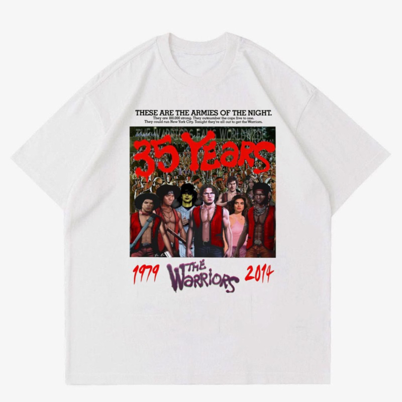 KAOS THE WARRIORS VINTAGE | T-SHIRT BAJU GAMBAR THE WARRIORS | KAOS THE WARRIORS