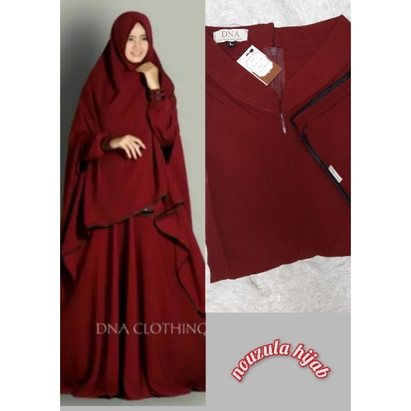 Gamis Syari Set Khimar DNA Clothing