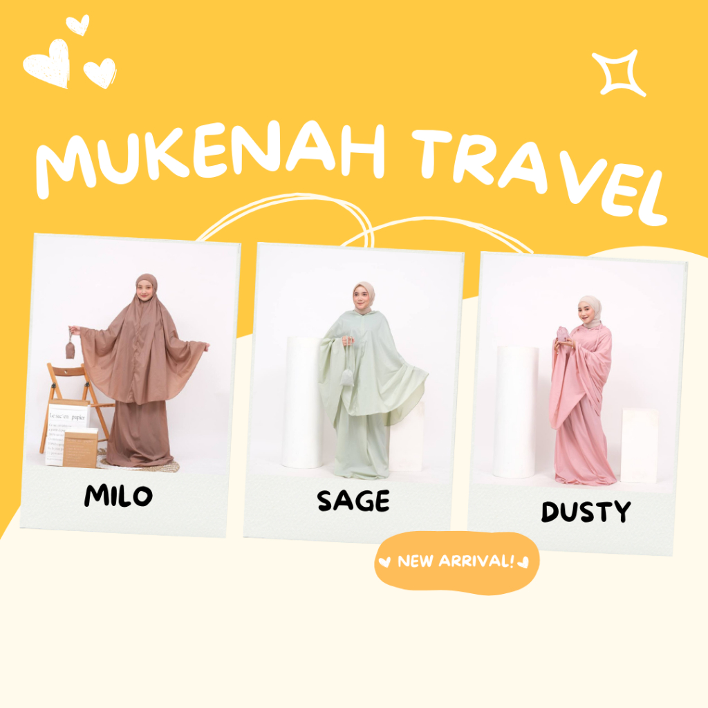 MUKENA TRAVEL // MUKENA MINI - PARASUT PREMIUM KOREA
