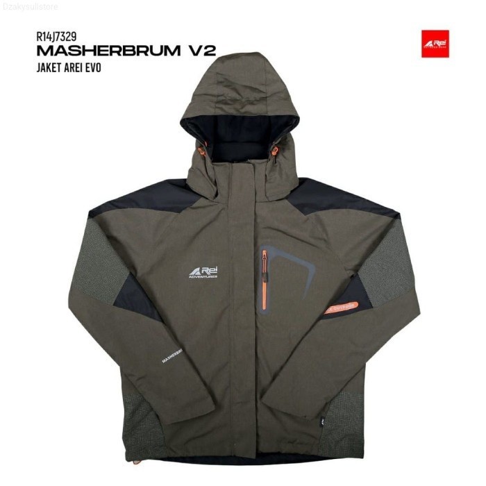 Jaket Gunung Pria EVO MASHERBRUM AREI OUTDOORGEAR - Jaket Parasut Gunung REI EVO MASHERBRUM - JAKET 
