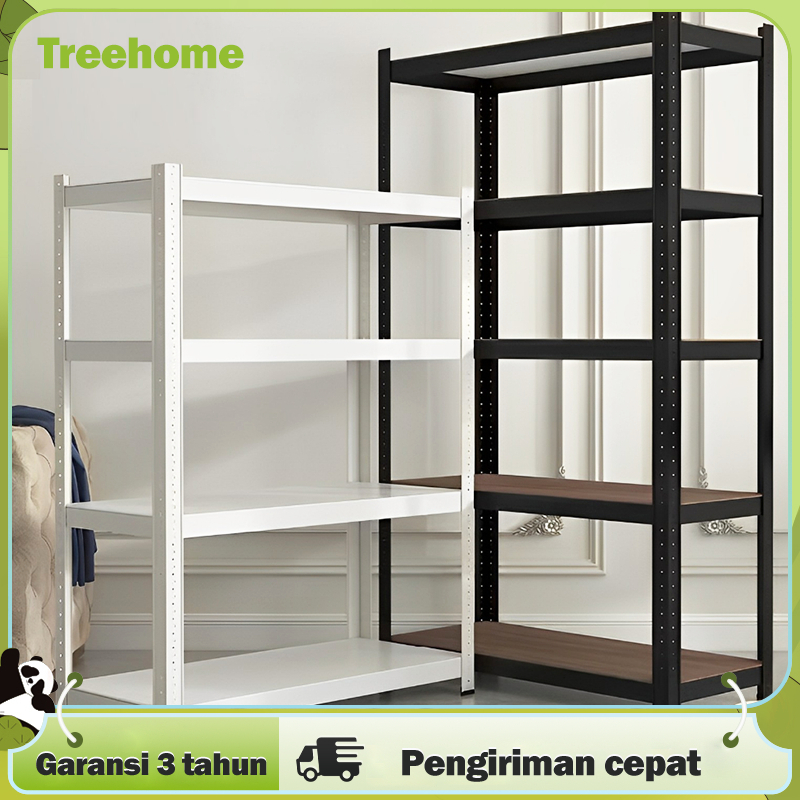 Rak besi siku 4/5 susun Rak Gudang