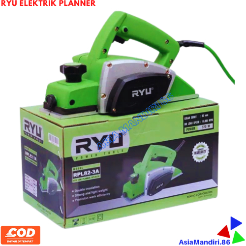 MESIN PLANER TEKIRO RYU RPL 82-3A MESIN SERUT KAYU KETAM PLANNER PLENER RYU