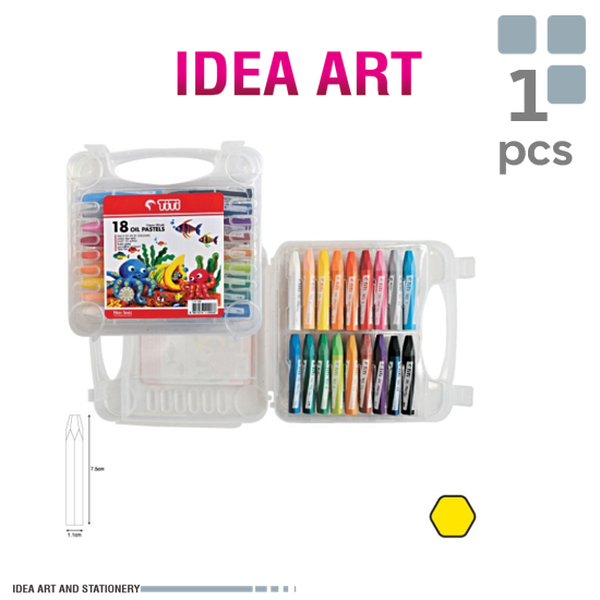 

Oil Pastel / Krayon Minyak TiTi TI-P-18S / 18 Warna / Colors