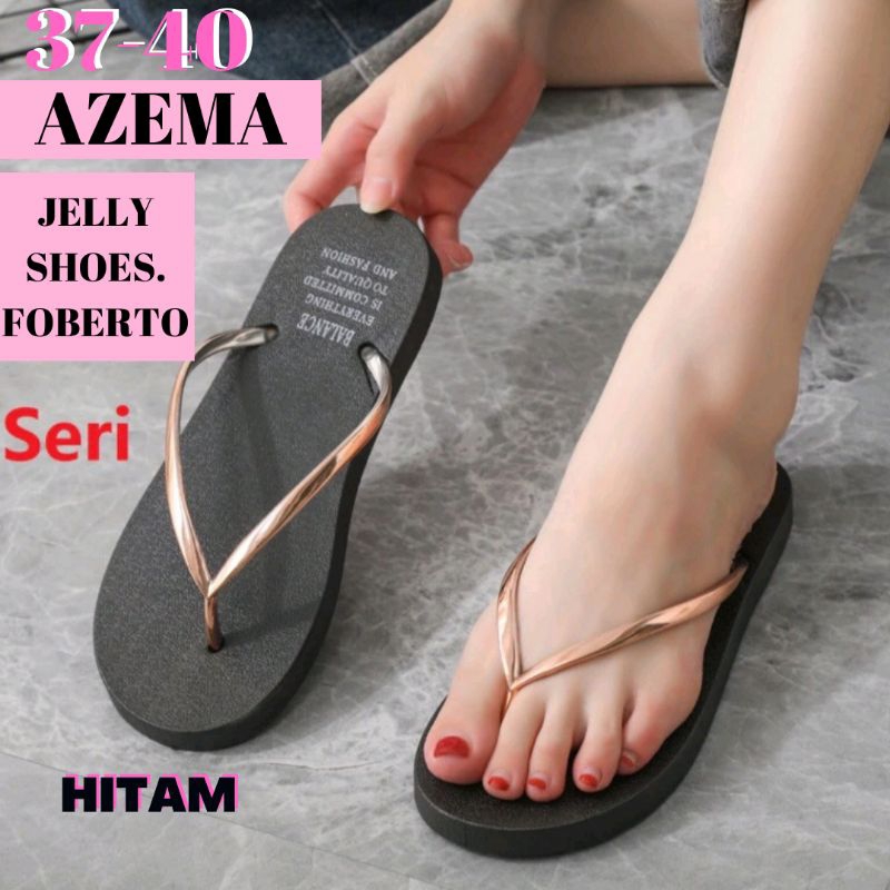 ( COD ) SANDAL SENDAL JELLY JELLYSHOES JEPIT TALI MAS CEWE CEWEK WANITA IMPOR IMPORT KOREA MURAH
