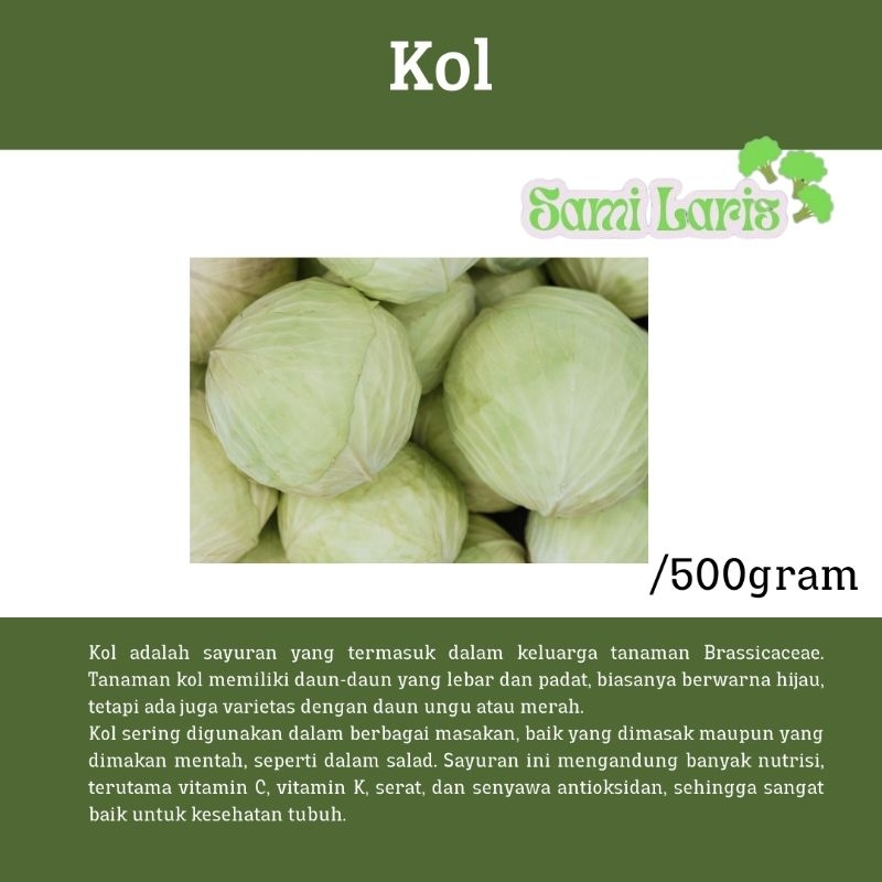 

sayur Kol