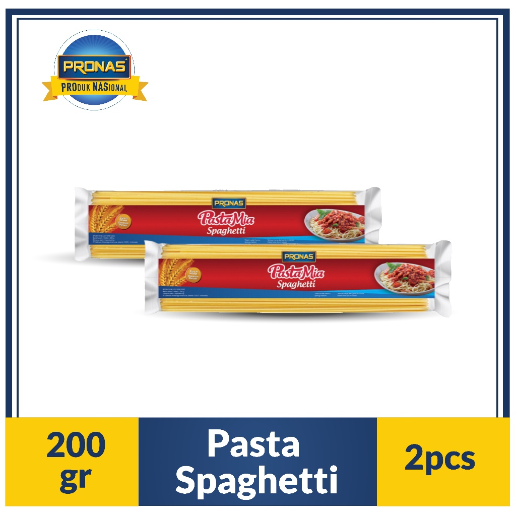 

Pronas Pastamia Spaghetti 200 gr bundling 2 pcs