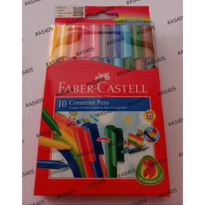

Spidol Connector Pens FABER CASTELL 10 Warna