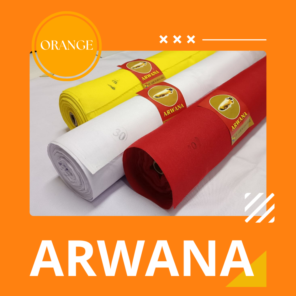 Kain Bendera/Baliho - TC Arwana - ORANGE