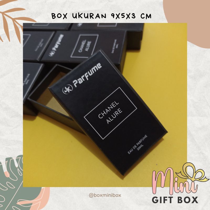 

Box packaging parfum grosir ukuran 9,5x5x3 cm bebas request logo dan warna