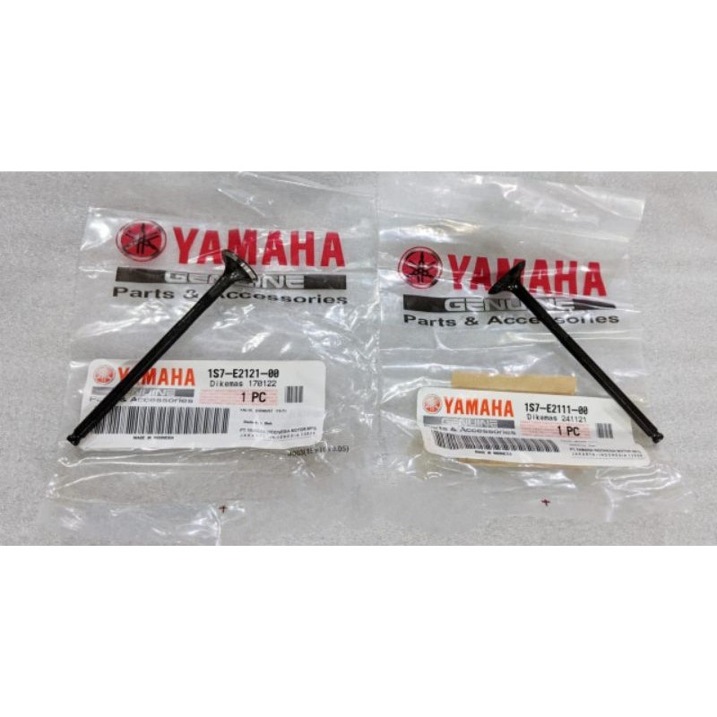 1S7-E2111-00 1S7-E2121-00 Klep Set Yamaha Jupiter MX IN EX YGP ORI