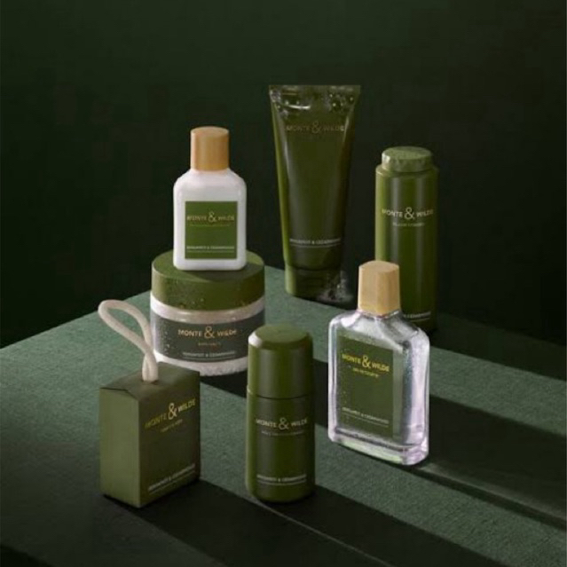 M&S Monte & Wilde Bergamot Cedarwood marks & spencer deodorant, Body spray, talcum powder, eau de to