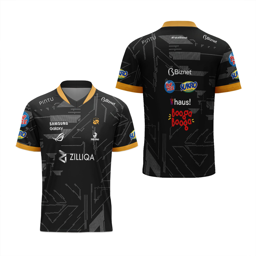 Baju Kaos Jersey eSport RRQ NEW Gaming Custom Printing Kaos Gamers