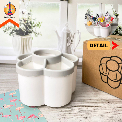

Rak Organizer Pulpen Alat Tulis Bisa Di Putar RO-1074 Sekat Penyusun Desk Organizer Storage Meja Stationery