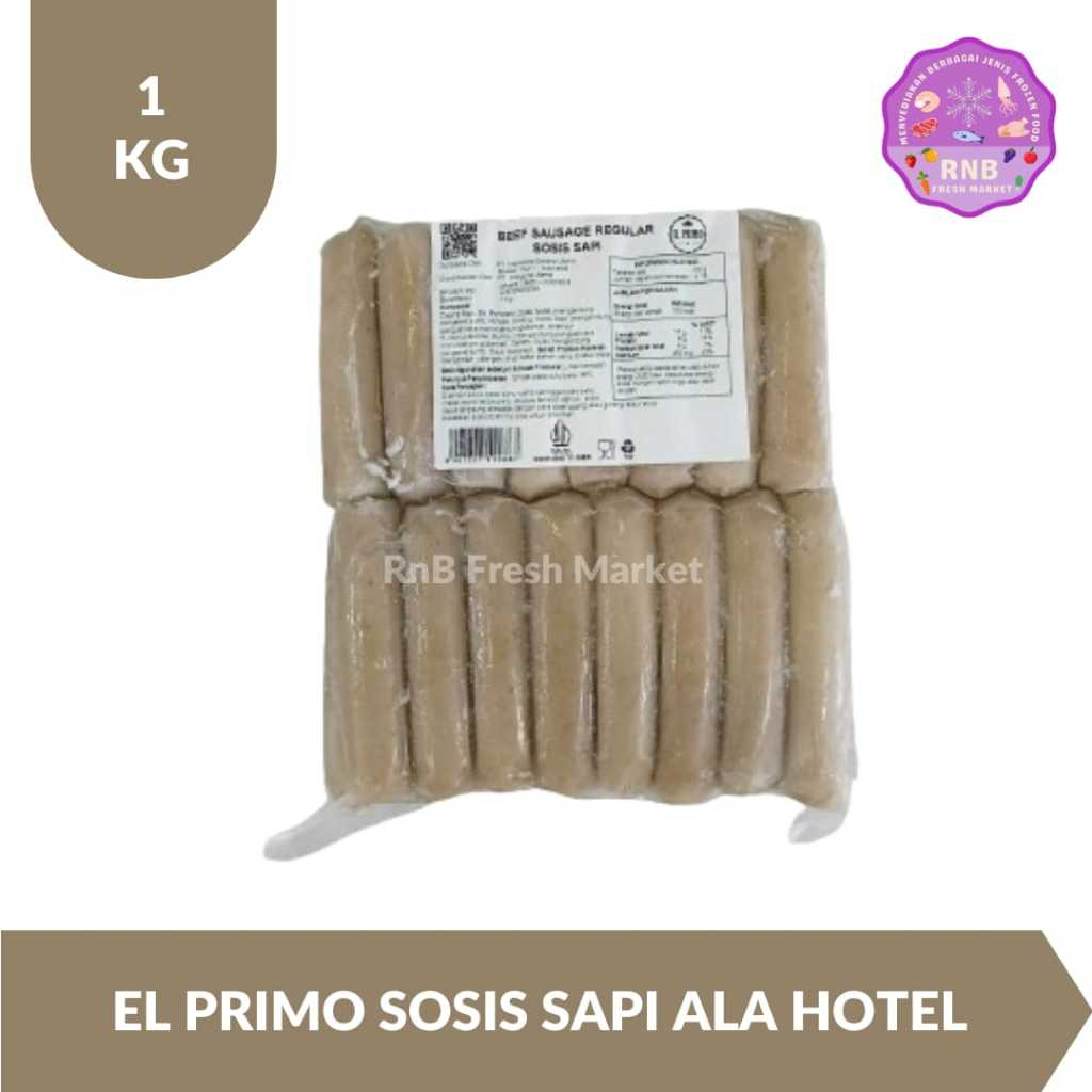 

El Primo Sosis Sapi Ala Hotel Netto 1 Kg