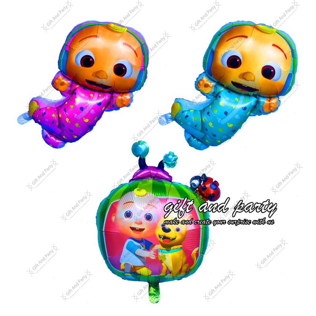Balon Foil Cocomelon / FOIL KARAKTER / Balon Foil Coco melon /