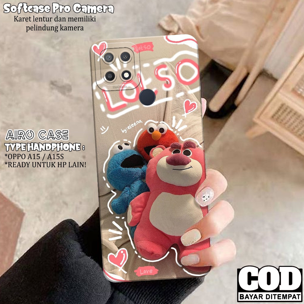 Softcase Oppo A15 / A15S - Fashion Case Kartun - Casing Oppo A15 / A15S - Case Hp Oppo A15 / A15 Ter