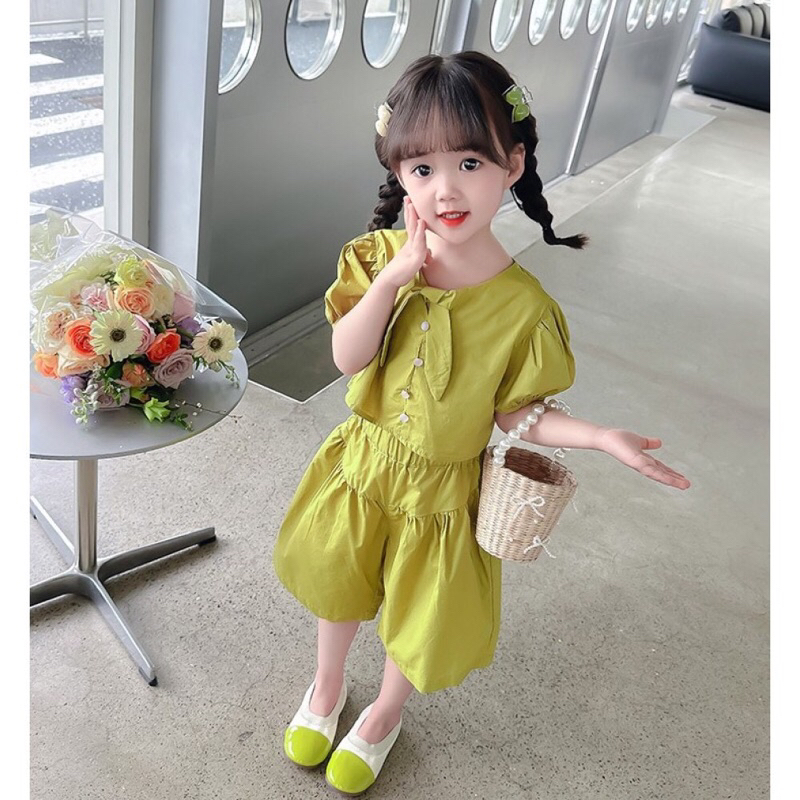 setelan anak perempuan import 1-6thn setelan anak cewek setelan anak baju celana perempuan