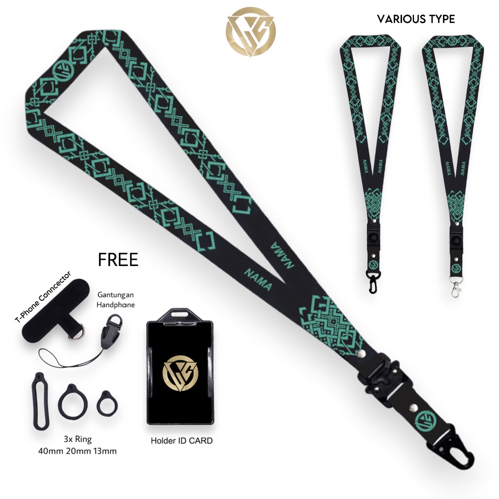 

Lanyard Craft Custom Nama Fairy Tail Gantungan Holder ID Card