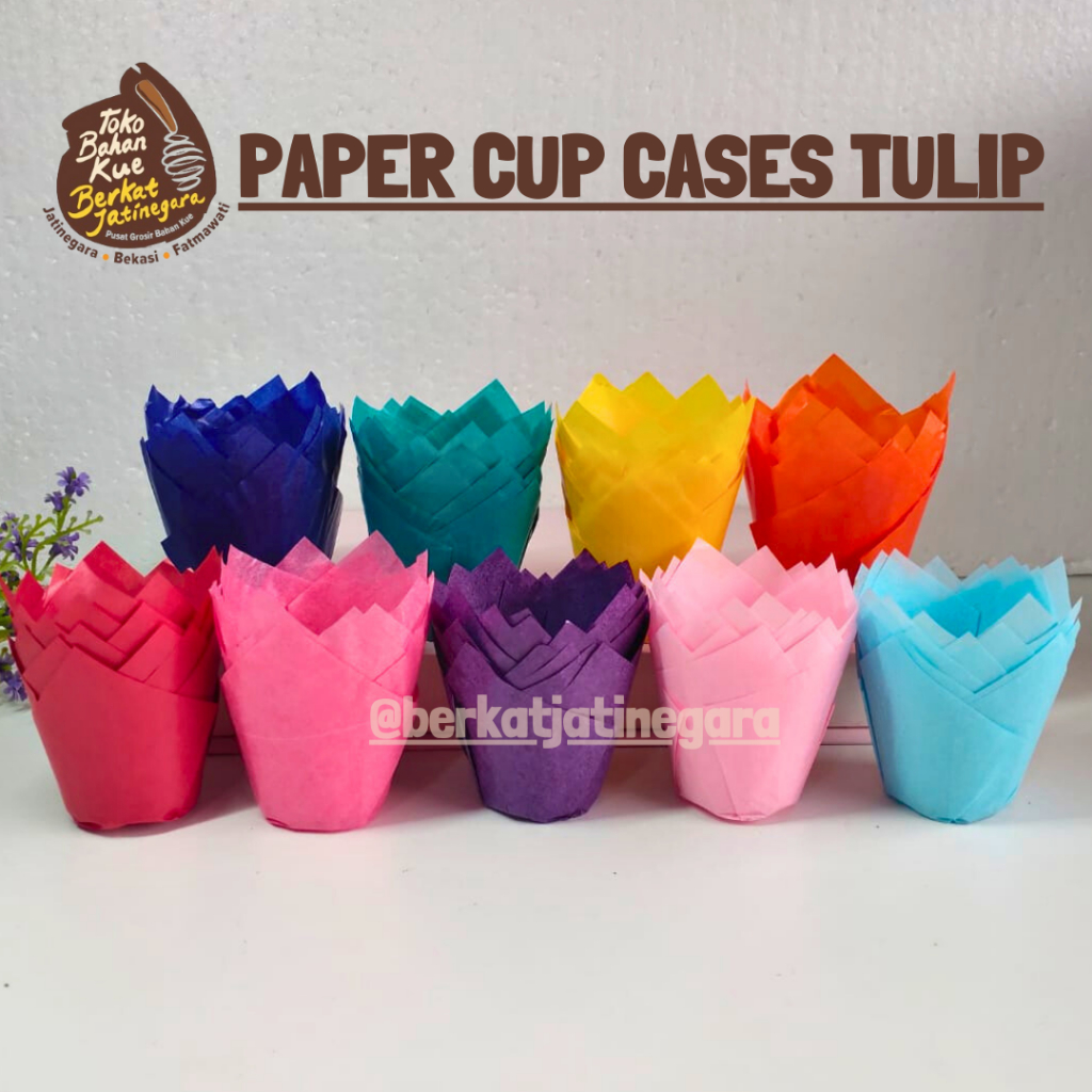 PAPER CUP CAKE TULIP POLOS/CUPCAKE MUFFIN/PAPER CUP MUFFIN POLOS