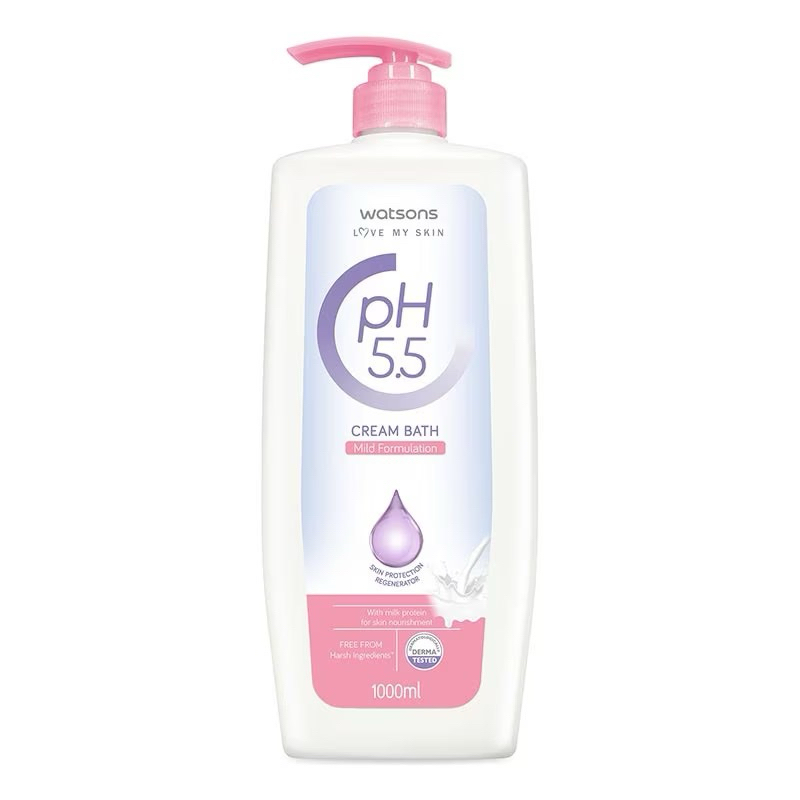 Watsons PH 5.5 Moist Creambath 1000ml