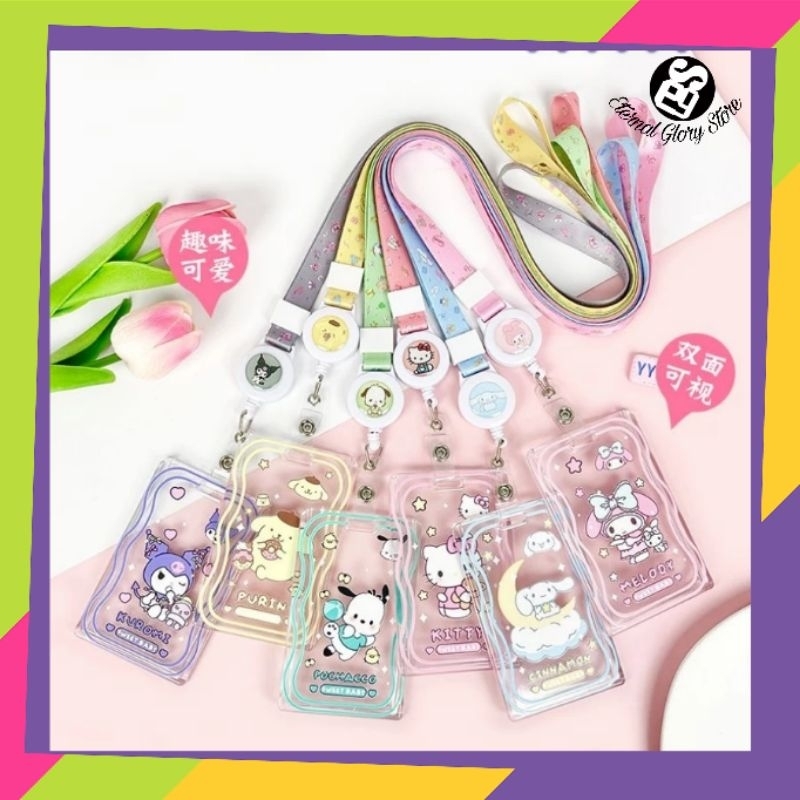 

Id Card Holder Tali Yoyo / Tempat kartu Nama lucu / Lanyard Name Tag