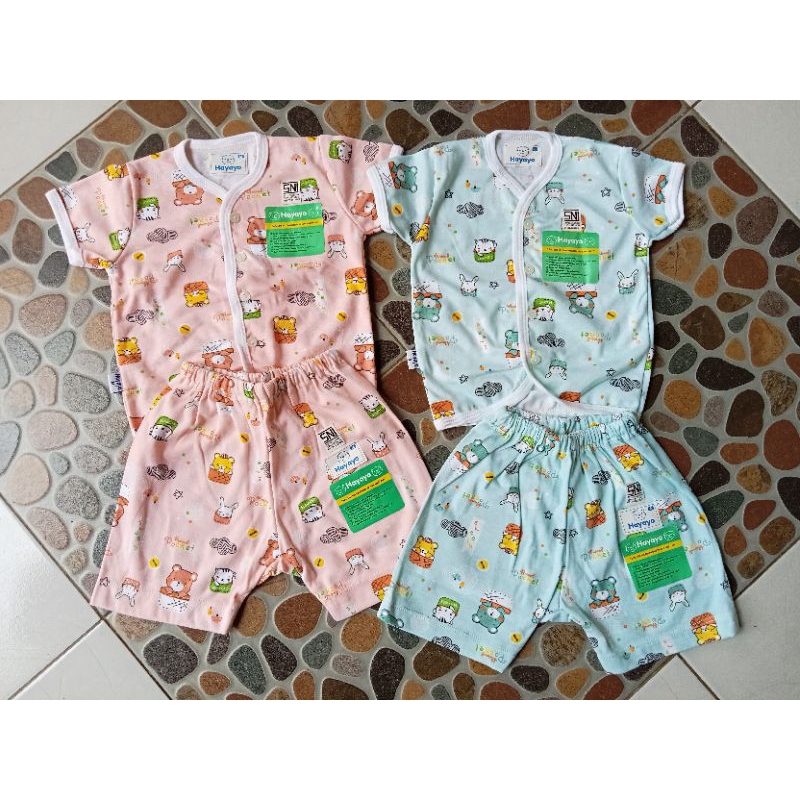 setelan bayi /setelan pendek bayi 3 bulan sampai 6bulan
