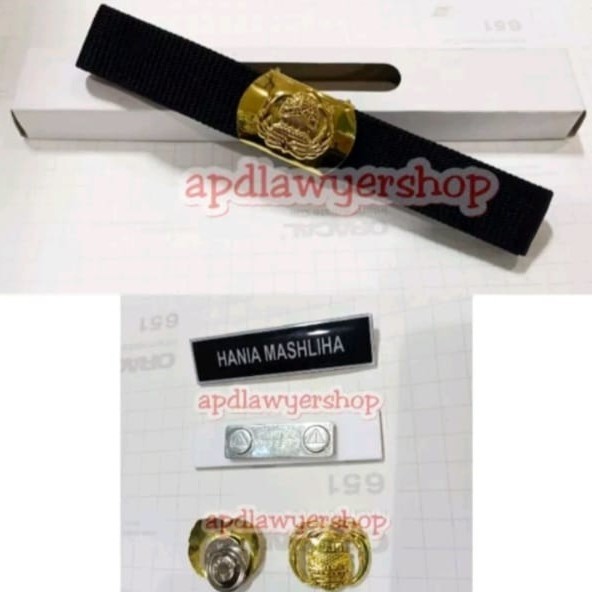 

Paket Hemat Paket Lengkap ASN Name Tag Magnet+Pin Korpri+Belt korpri