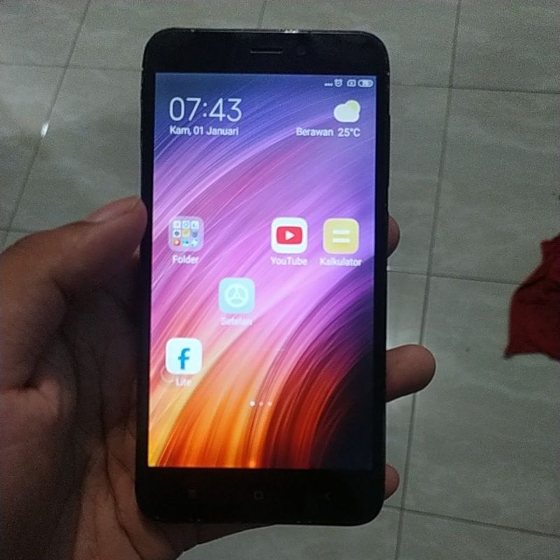 REDMI note 4X RAM 3 32 HITAM