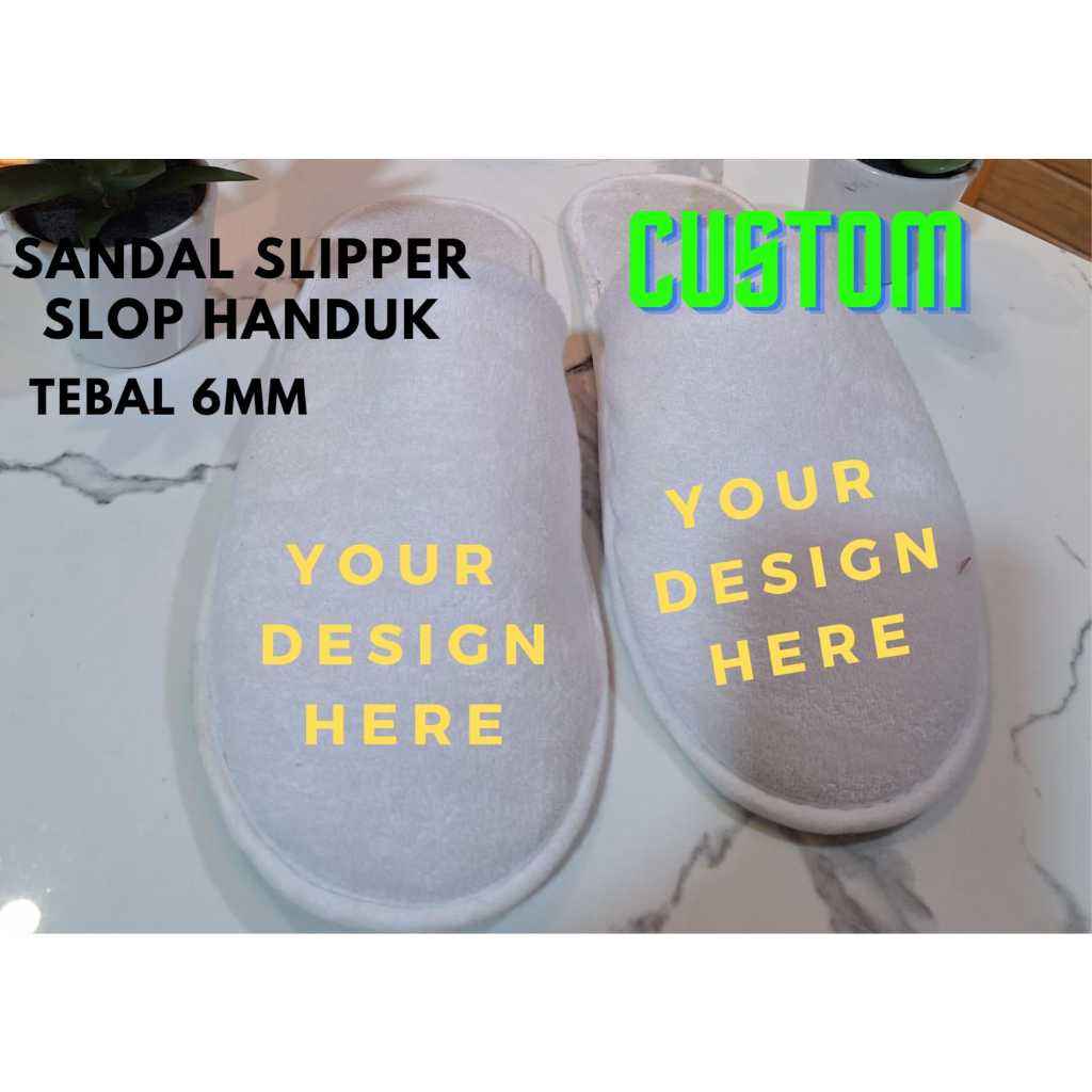 SANDAL SLIPPER SLOP HANDUK CUSTOM SUKASUKA