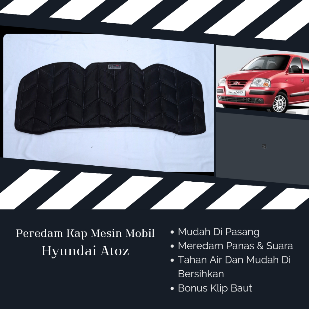Peredam Kap Mesin Mobil Hyundai Atoz