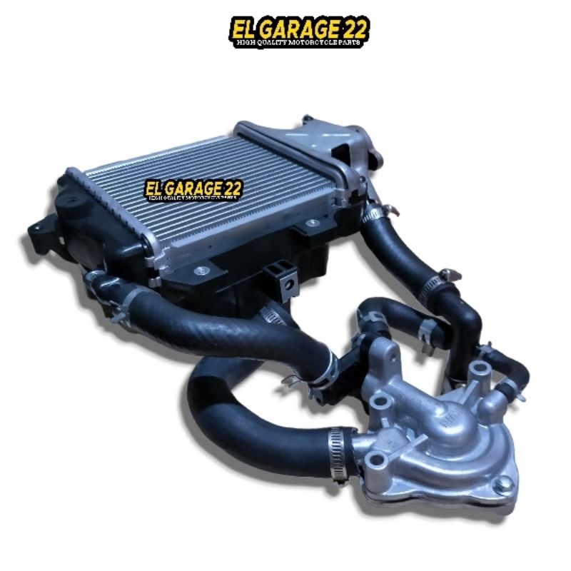 Radiator set Waterpump, thermostat honda vario 125 old kzr vario 125 150 led K59/paketan radiator pe