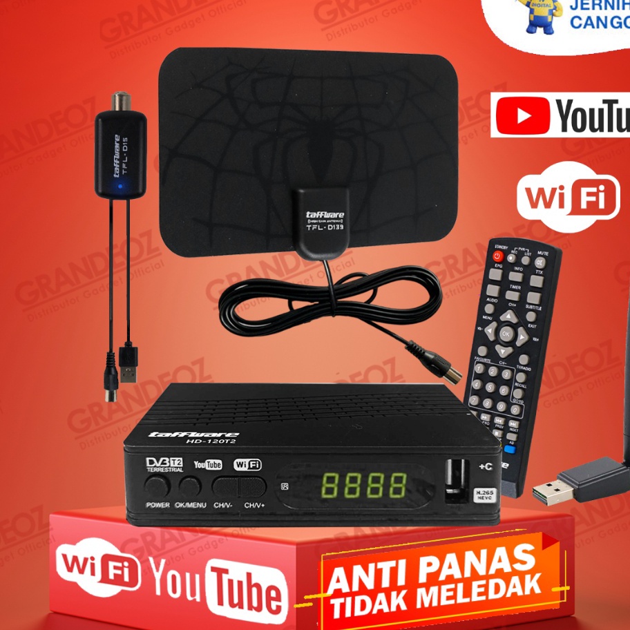 Promo Terbatas Segera Ambil Kesempatan PAKET Set Top Box  Antena TV Digital Booster Amplifier Analog