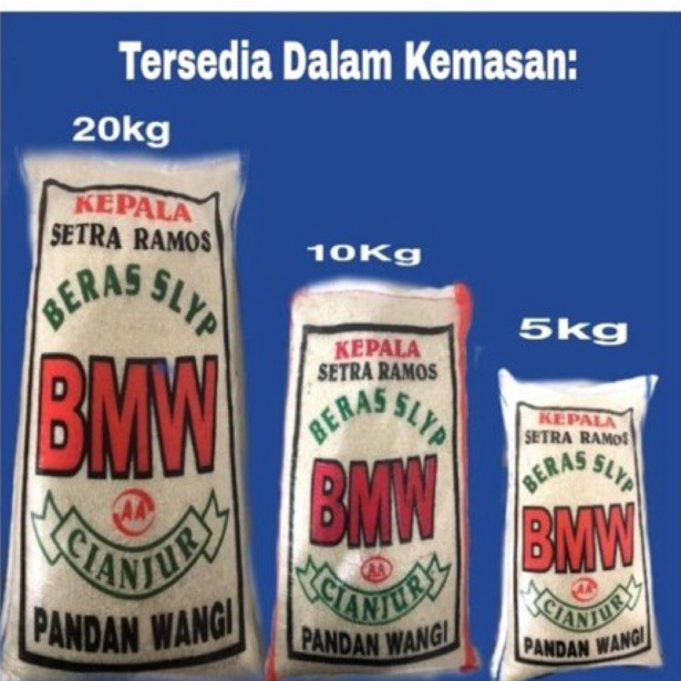 

Beras Bmw cianjur 5kg 1kg dan 2kg