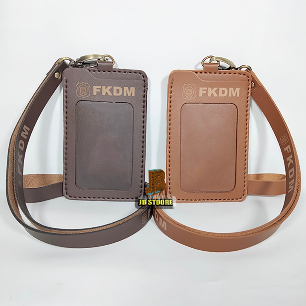 

Tempat Id Card FKDM Kulit / Id Card Holder Fkdm Gantung / nametag fkdm tali kulit
