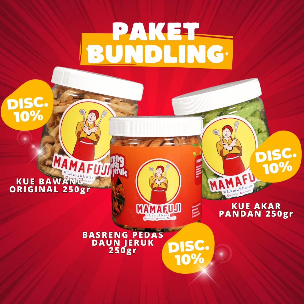 

PENJUALAN CEPATBEST SELLER Mamafuji HEMAT Paket Kue Bawang BEST SELLER Mama Fuji Cemilan Food