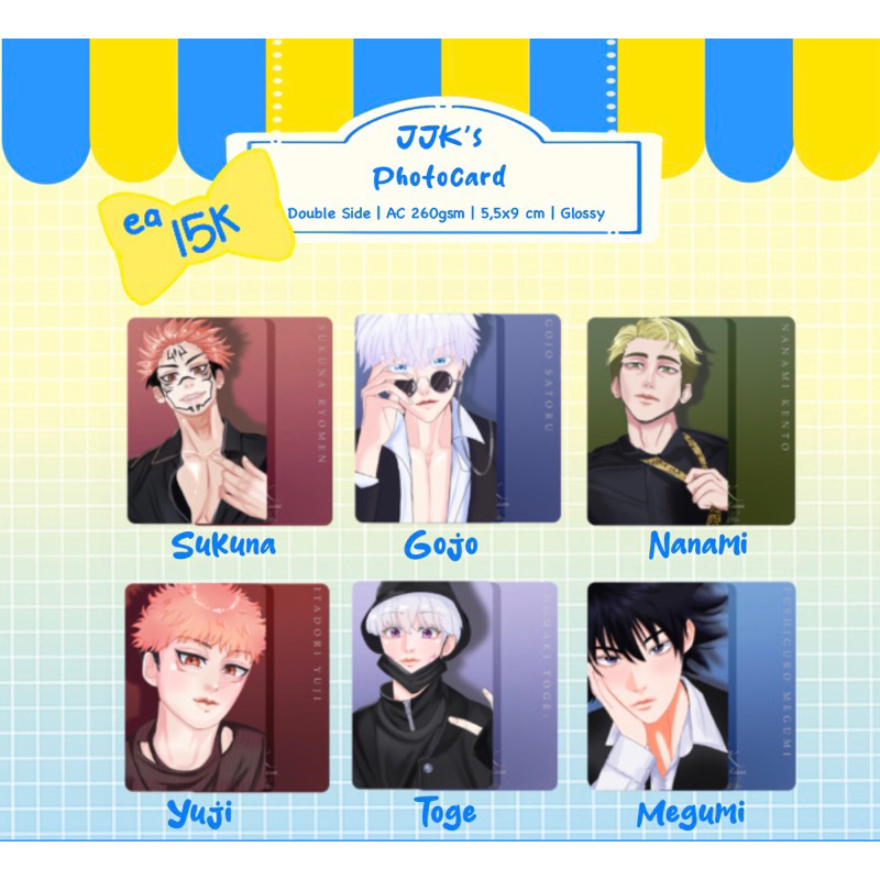 Photocard Jujutsu Kaisen