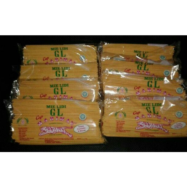 

Cuci gudang Mie Lidi Medan Mie Gombak GL cap Harimau 1 kg